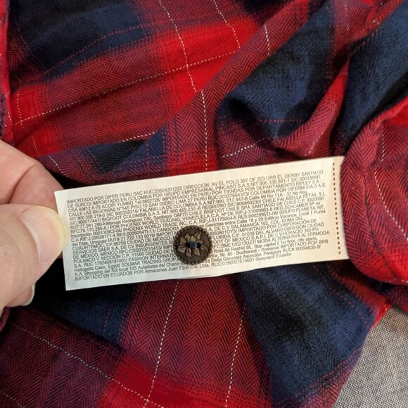 Desigual Women's Embroidered Plaid Shirt - Size S - Picture 14 of 14